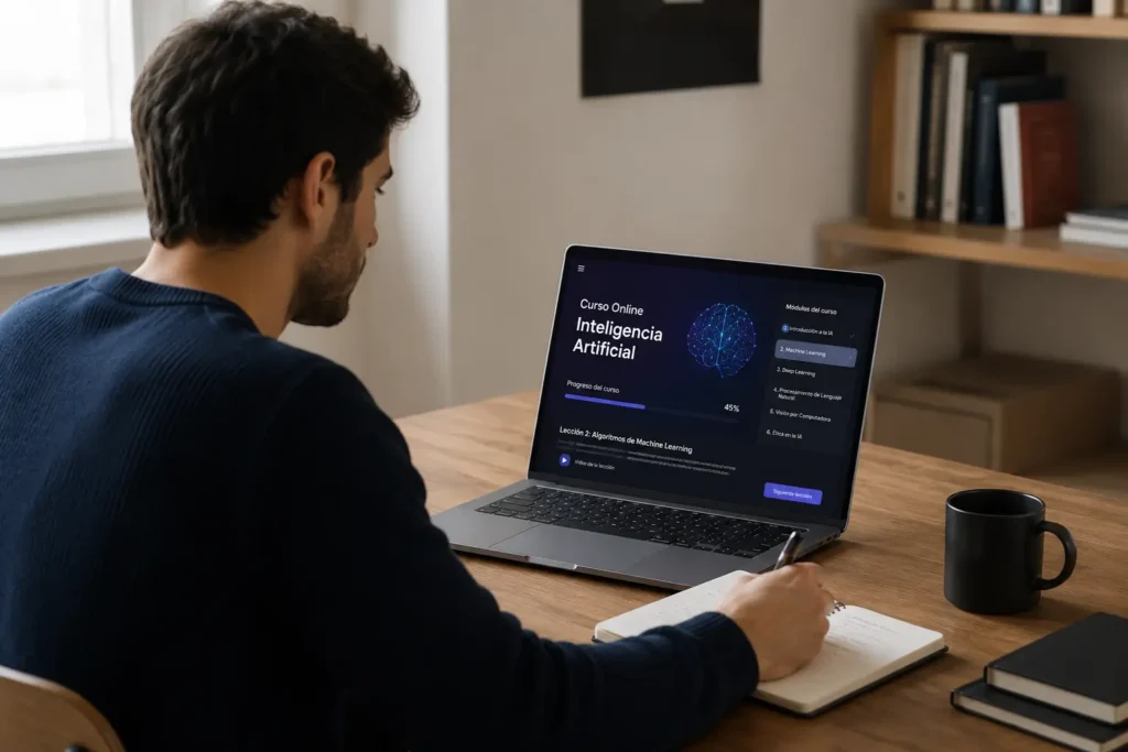 Haciendo un curso online de IA